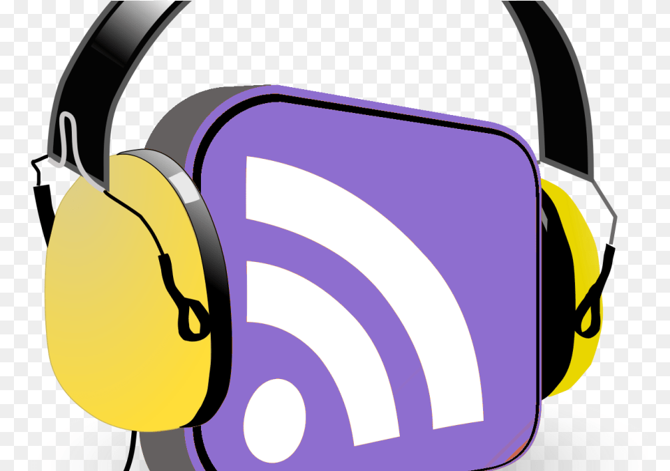 Transparent Icon Podcast Logo Clipart Podcasts On Transparent Background, Electronics, Headphones, Clothing, Hardhat Png Image
