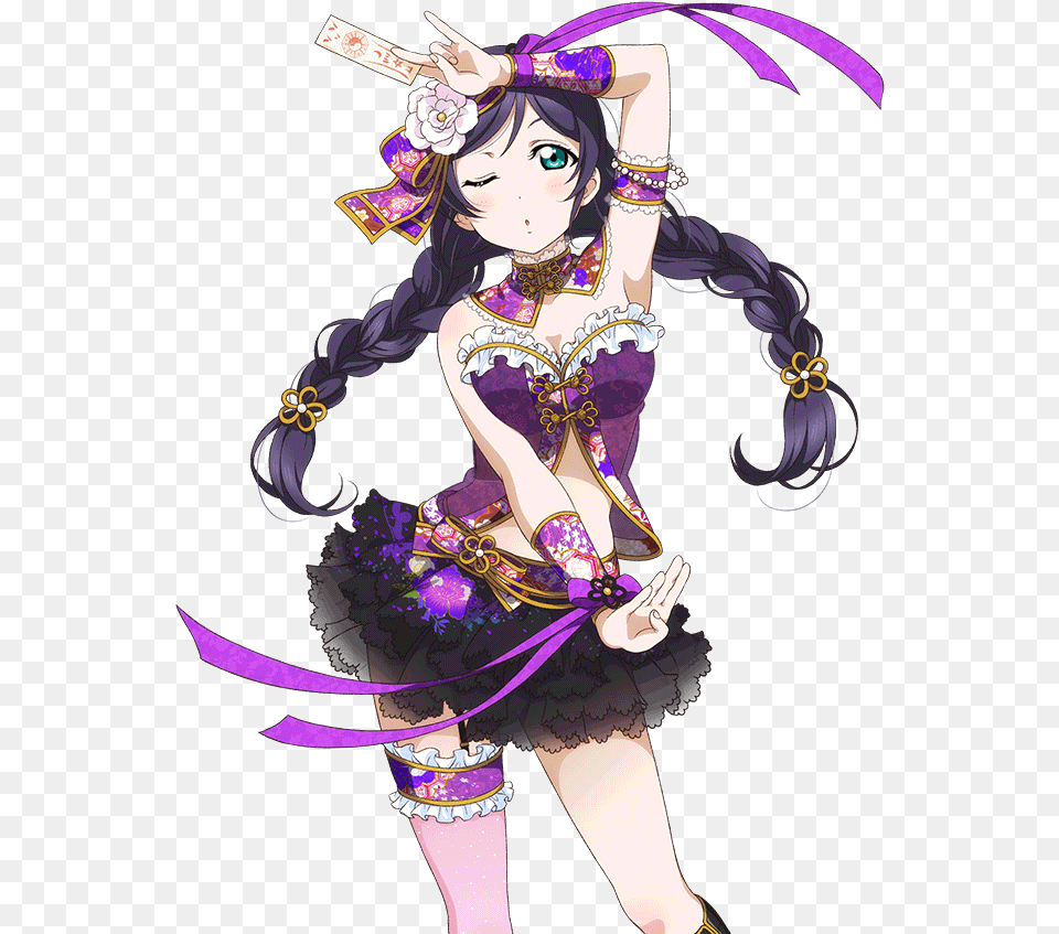 Transparent Idolized Nozomi Tojo China Dress, Book, Comics, Publication, Clothing Png Image