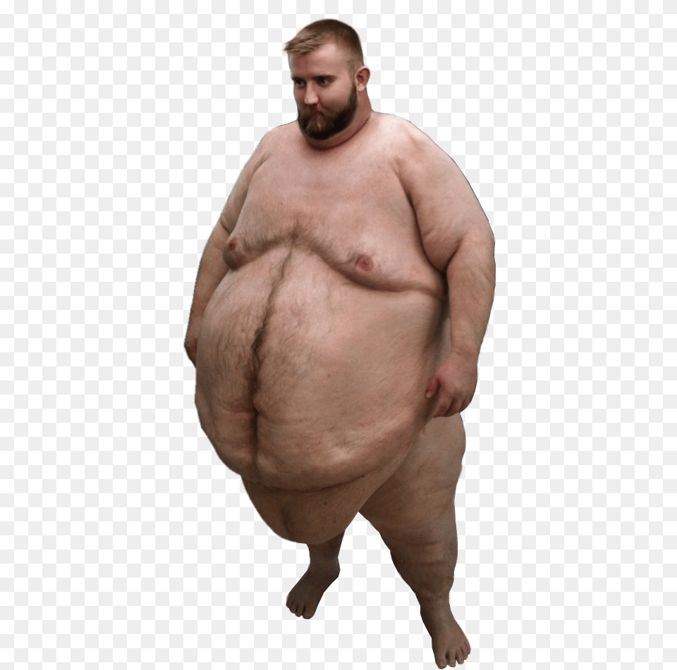 Transparent Idubbbz Face Thor Fat Suit Costume, Adult, Male, Man, Person Png Image