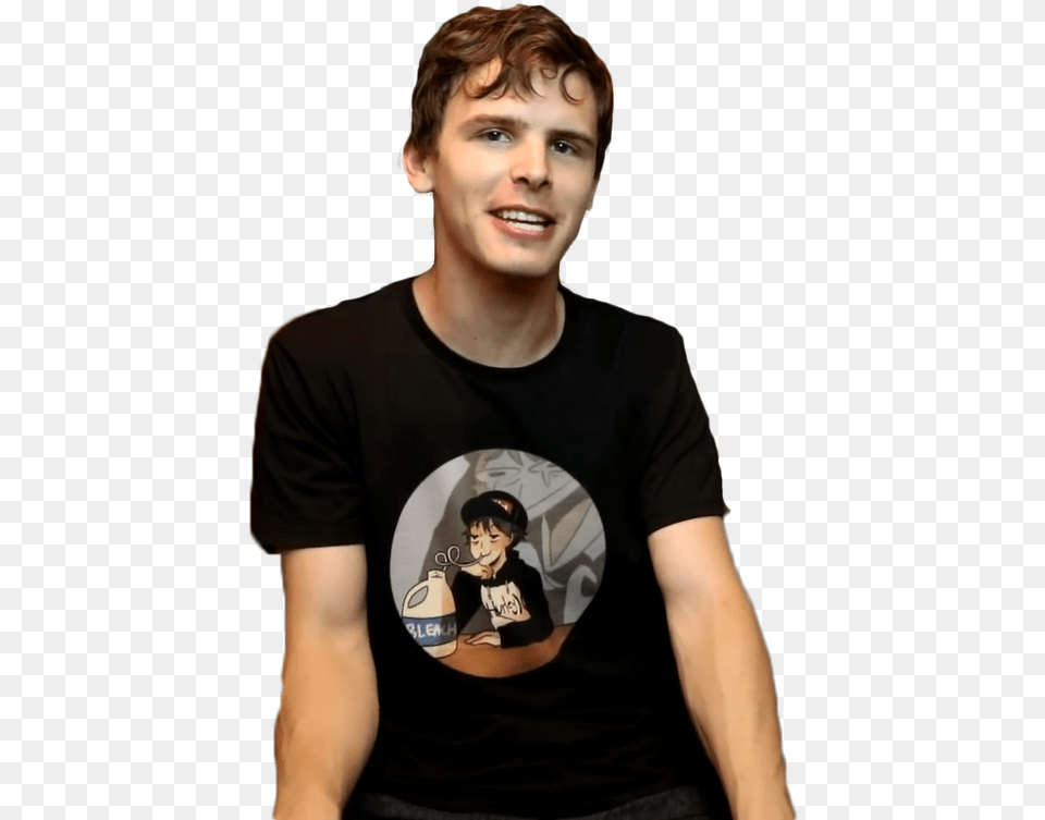 Transparent Idubbbz Idubbbz Leafy Shirt, Clothing, Face, Happy, Head Free Png Download