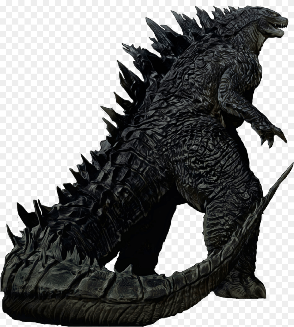 Transparent Iguana Clipart Black And White Godzilla 2014 Legendary Godzilla, Animal, Dinosaur, Reptile Free Png Download