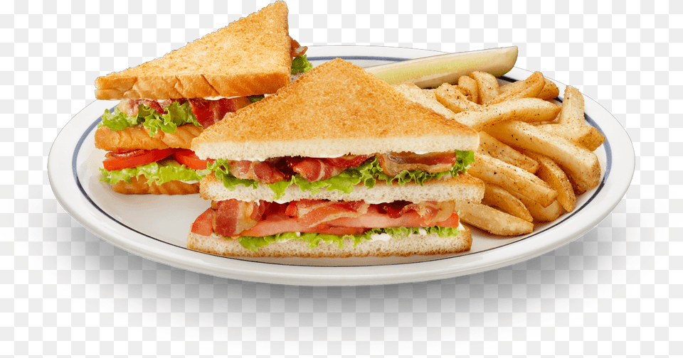 Transparent Ihop Club Sandwich With French Fries, Food, Lunch, Meal Png