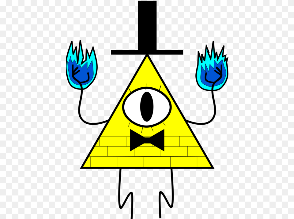 Transparent Illuminati Clipart Bill Gravity Falls, Triangle, Animal, Fish, Sea Life Png Image