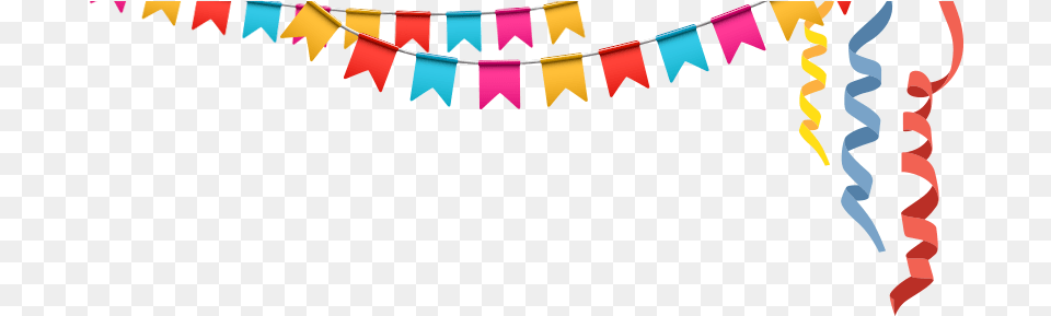 Transparent Image Happy Birthday Streamers, Paper, Confetti Free Png