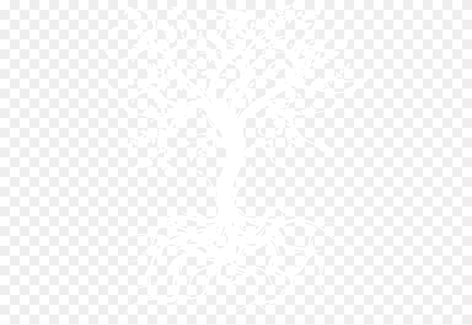 Transparent Image White Tree Black Background, Art, Stencil, Person, Drawing Free Png