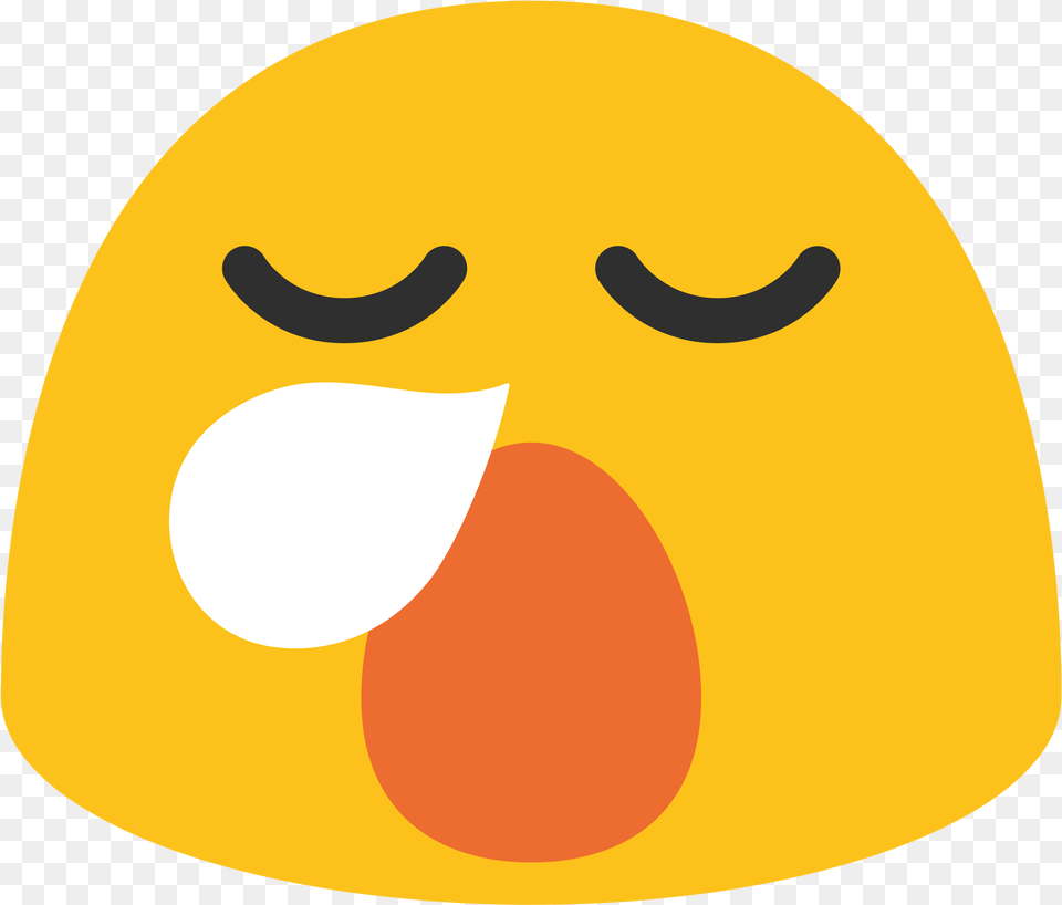Transparent Yawn Animated Blob Emoji Discord, Food, Astronomy, Fruit, Moon Png Image