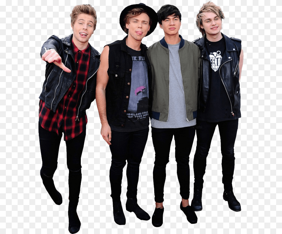 Transparent Images 5sos Billboard Music Awards 2014, Boy, Teen, Person, Pants Free Png Download