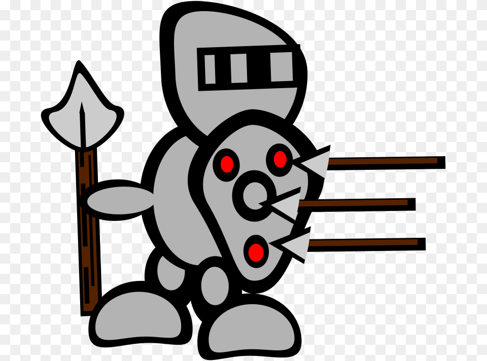 Transparent Images And Svg Knight With Shield And Arrows, Robot Png