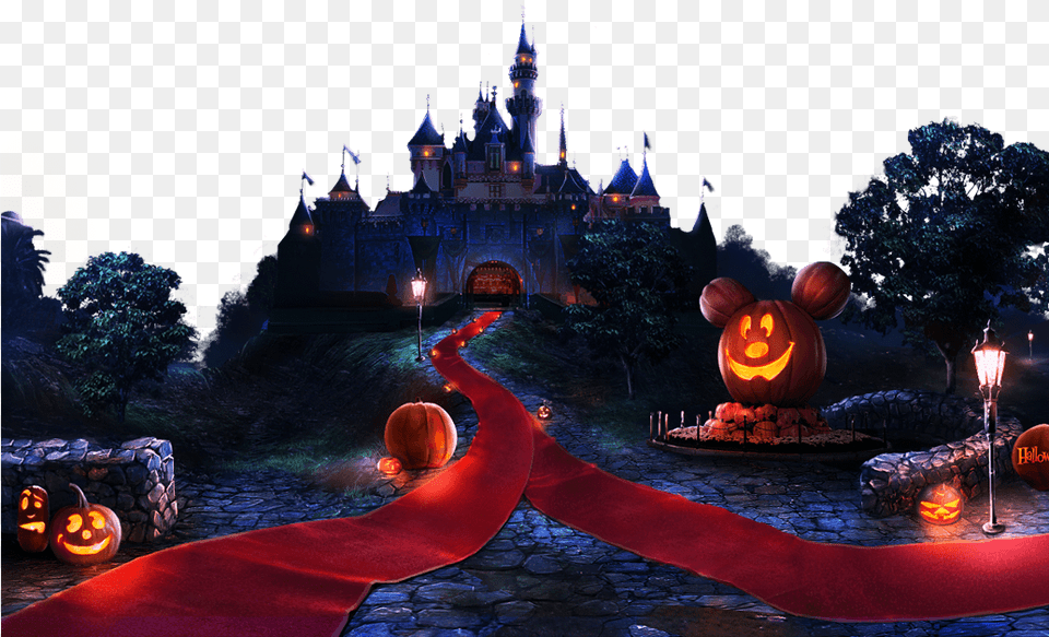 Transparent Images Disneyland, Architecture, Building, Festival, Halloween Png Image