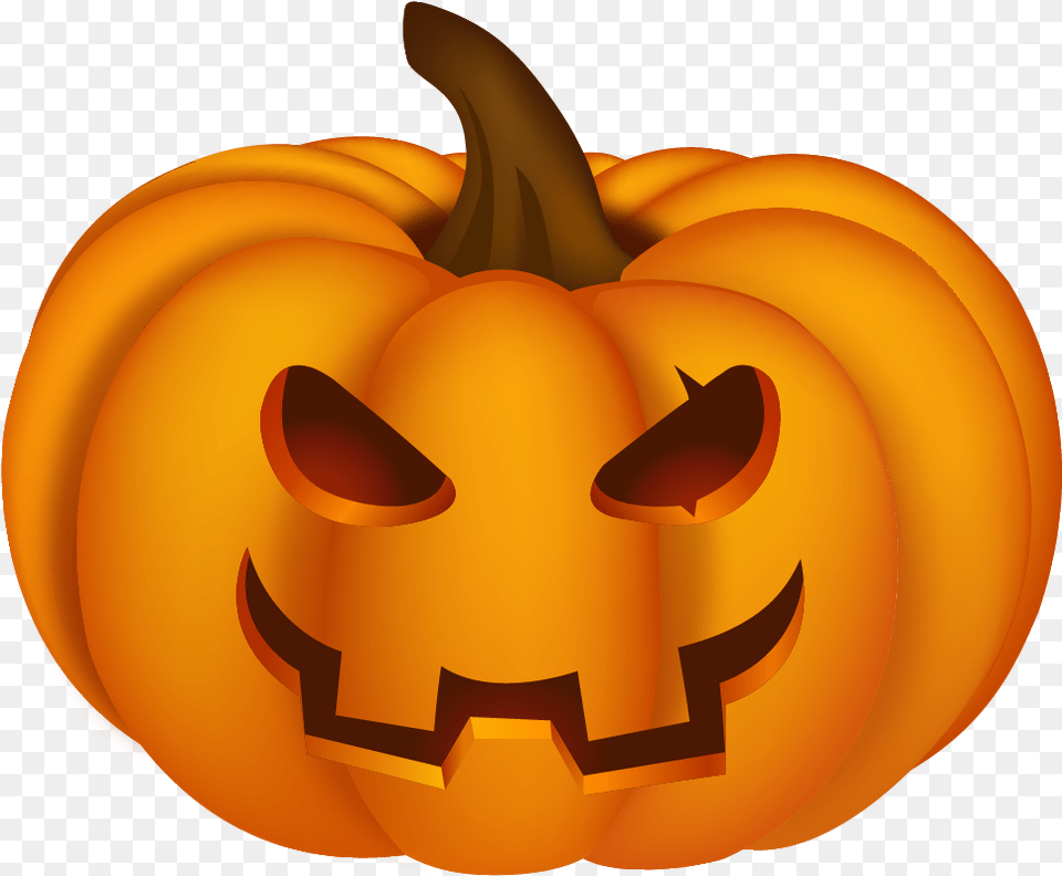 Transparent Images Pumpkin Halloween Clipart Transparent Background, Food, Plant, Produce, Vegetable Png