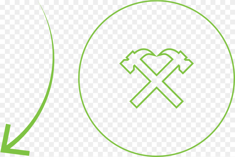 Implementation Circle, Recycling Symbol, Symbol, Green Free Transparent Png