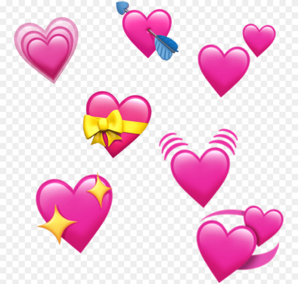 Transparent In Love Emoji Ios Transparent Background Heart Emojis, Symbol Png Image