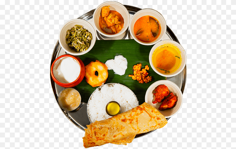 Transparent Indian Food Indian Meals Food Top View, Meal, Lunch, Food Presentation, Table Png