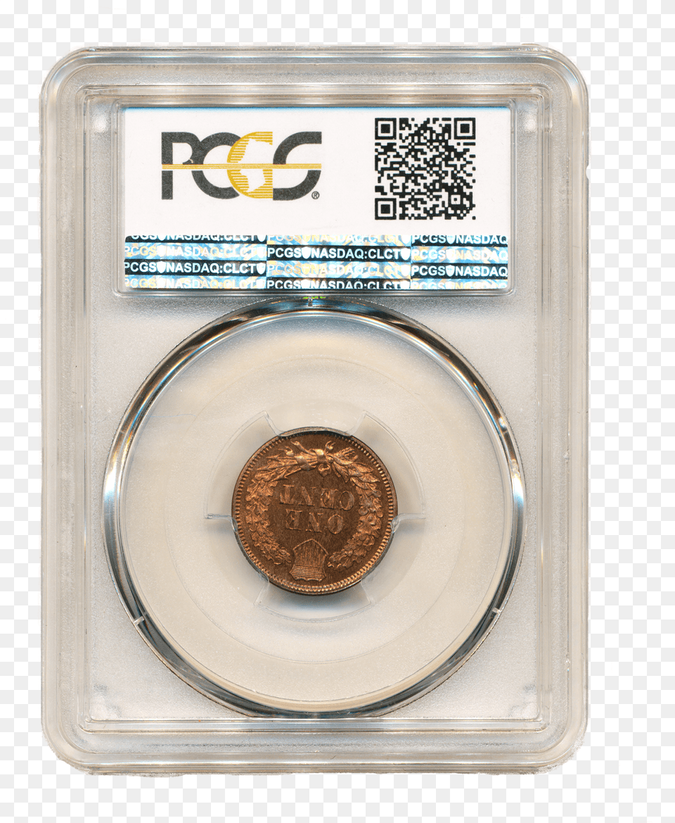 Transparent Indian Head Pcgs, Coin, Money, Plate, Qr Code Free Png