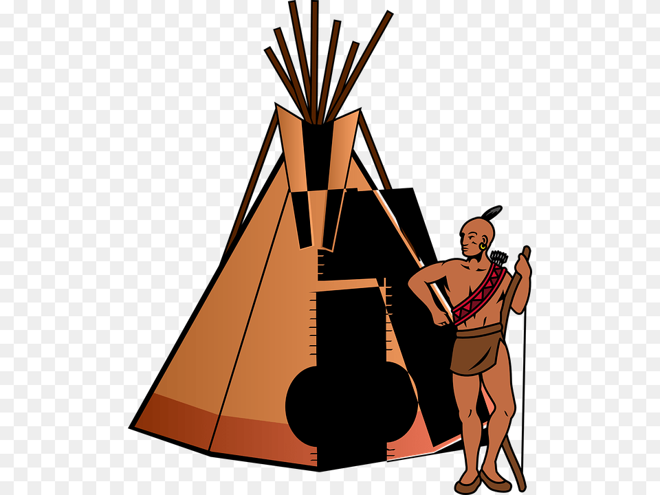 Transparent Indian People Native American Teepee Clip Art, Adult, Male, Man, Person Png Image