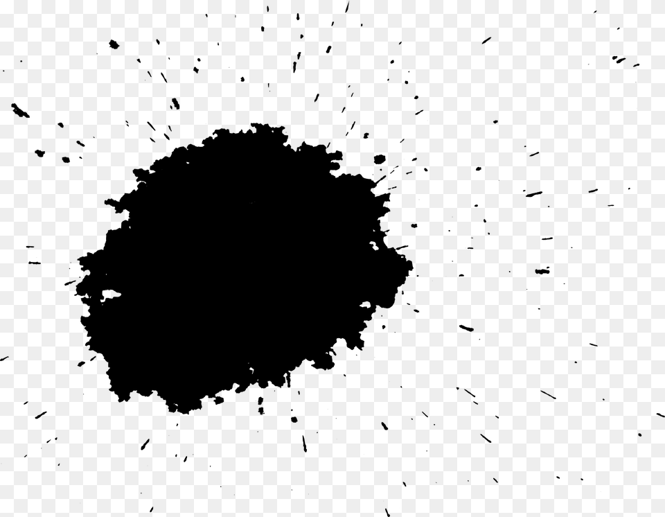 Transparent Ink Smudge, Silhouette, Stain, Person, Powder Free Png Download
