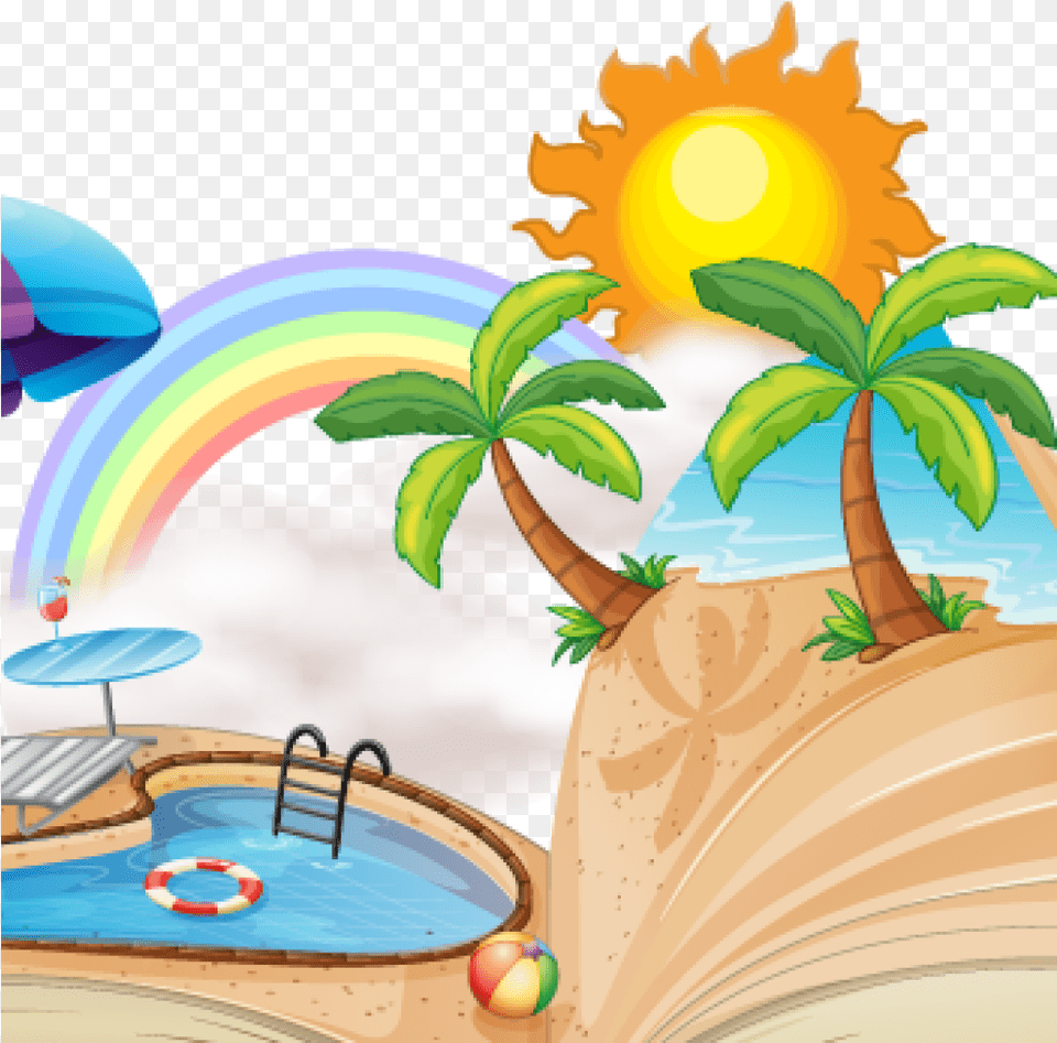 Transparent Innertube Clipart Summer Homework Cover Page, Water, Pool, Outdoors, Nature Png Image