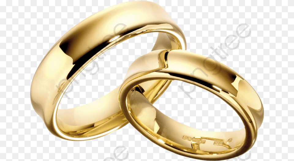 Transparent Interlocking Wedding Rings Clip Art Marriage Wedding Ring, Accessories, Gold, Jewelry, Appliance Free Png Download