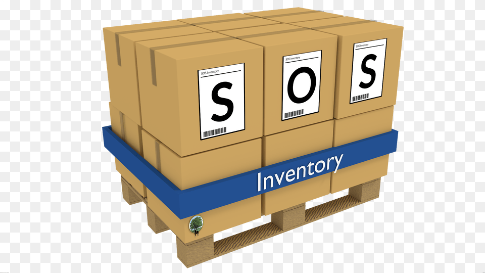 Transparent Inventory Sos Inventory, Box, Cardboard, Carton, Package Png Image