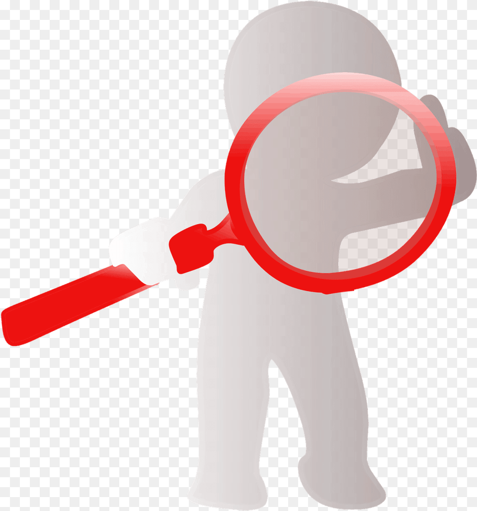 Investigator Person With Magnifying Glass Clipart Free Transparent Png