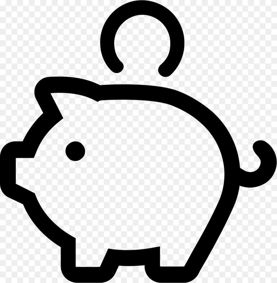 Investment Icon My Investment Icon, Stencil, Piggy Bank, Smoke Pipe Free Transparent Png