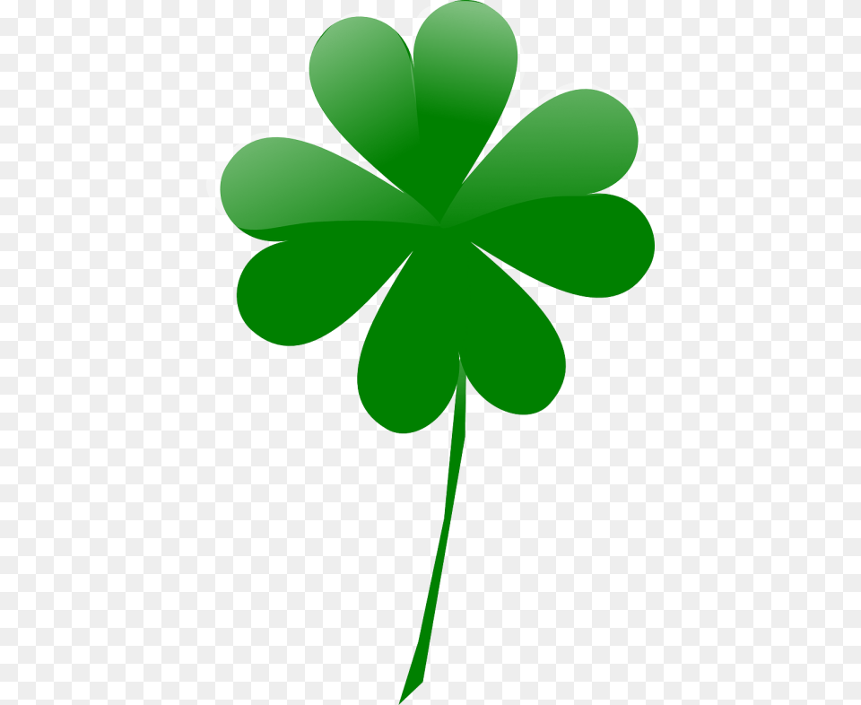 Transparent Irish Four Leaf Clover Transparent, Green, Plant, Flower, Geranium Png