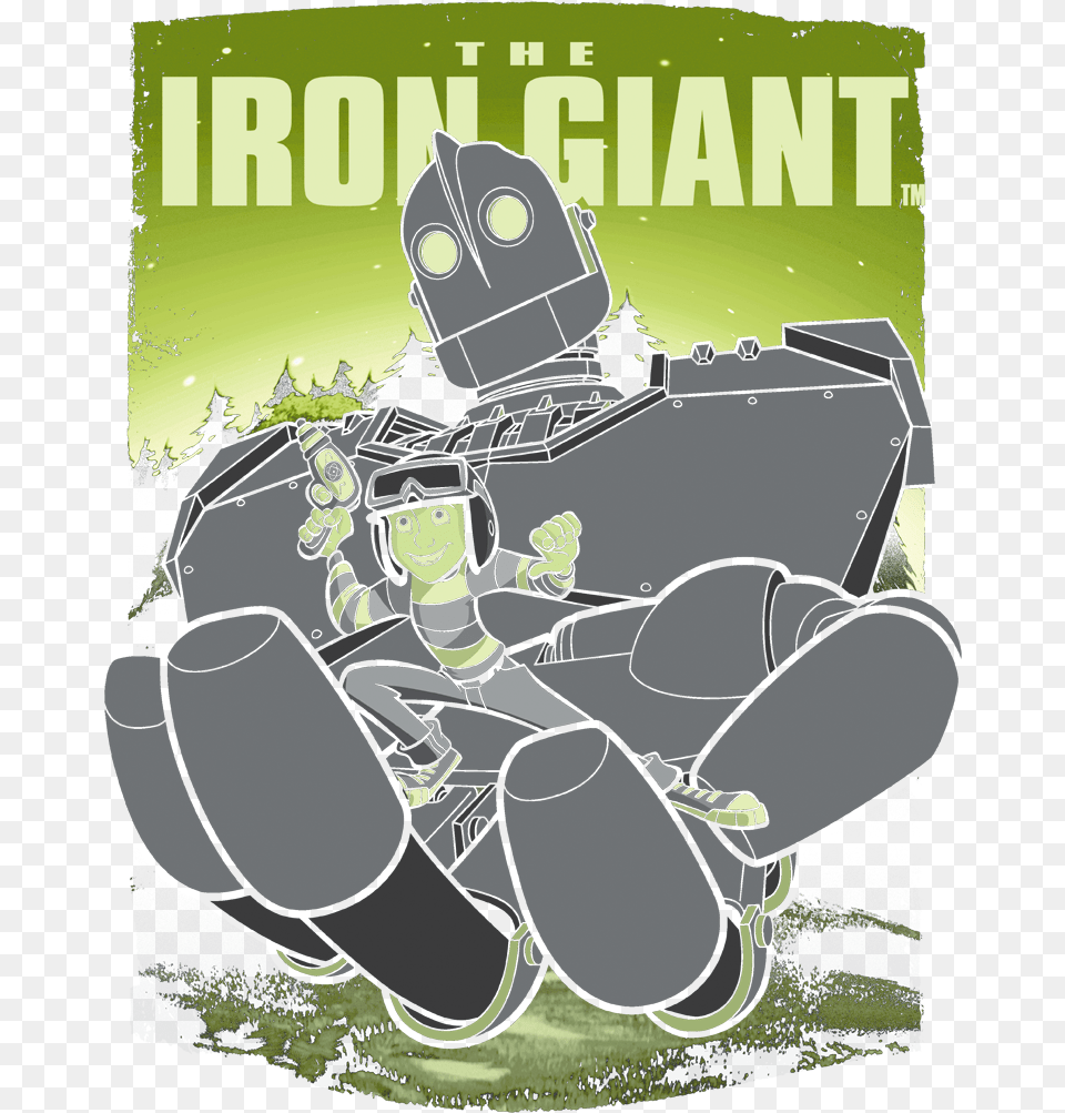 Transparent Iron Giant Poster, Book, Comics, Publication, Adult Png Image
