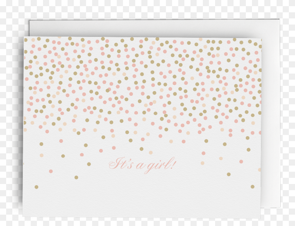 Transparent It S A Girl Polka Dot, Paper, Confetti, White Board Png Image