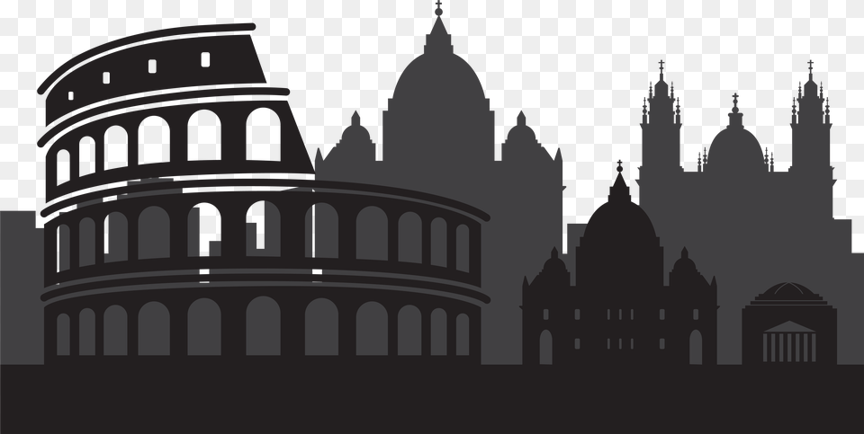 Transparent Italy Flag Rome Transparent, Architecture, Dome, Building, City Free Png Download