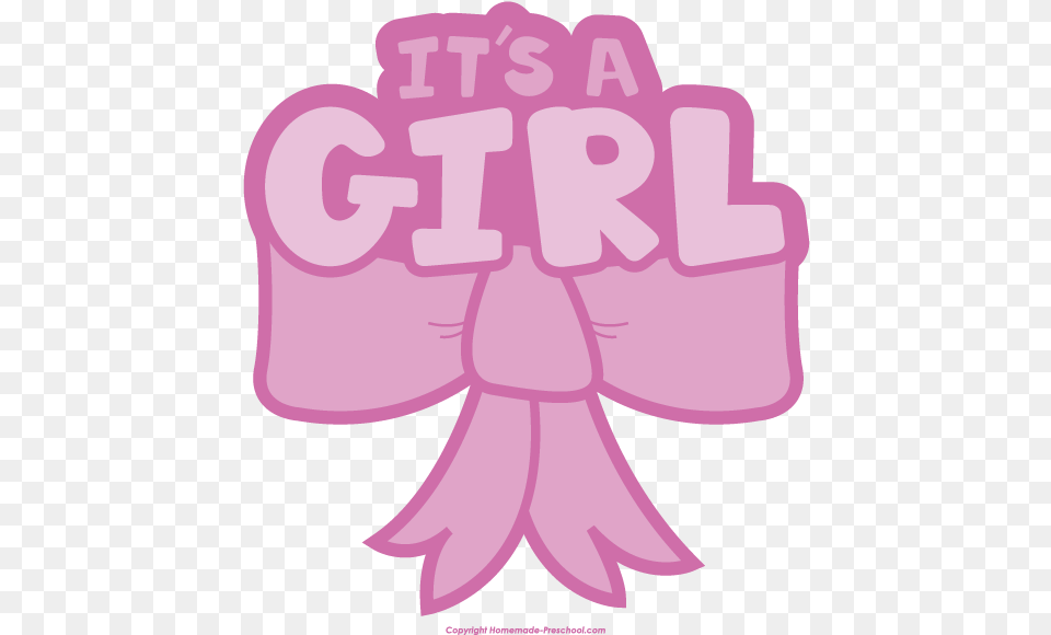 Transparent Its A Girl Clipar Clipart Its A Girl, People, Person, Purple, Birthday Cake Png Image