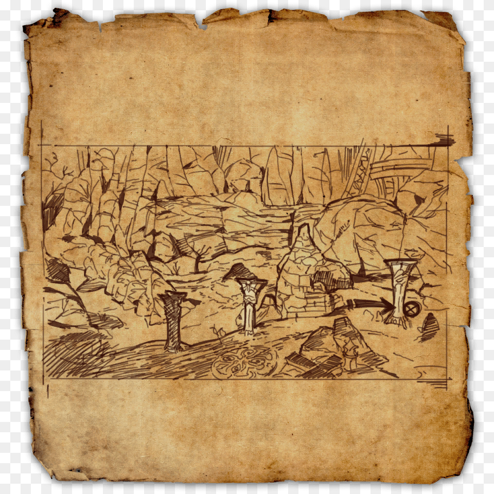 Transparent Iv Eso Murkmire Treasure Map, Archaeology, Art, Painting, Text Png