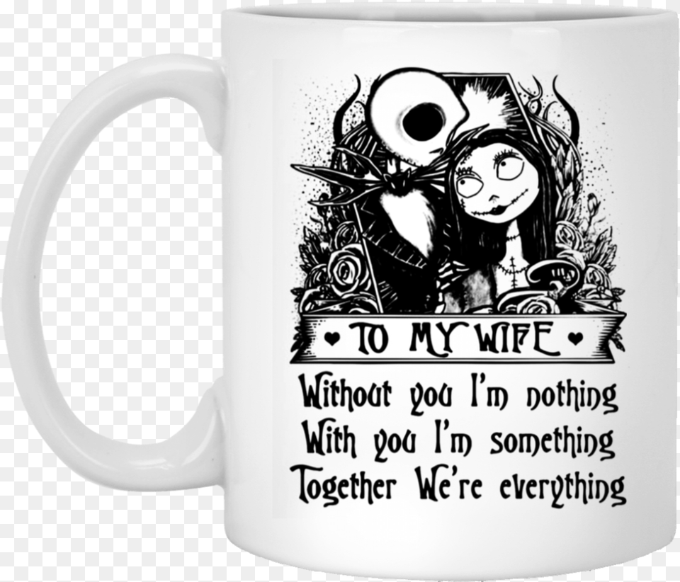 Transparent Jack And Sally Mug, Cup, Person, Head, Face Png
