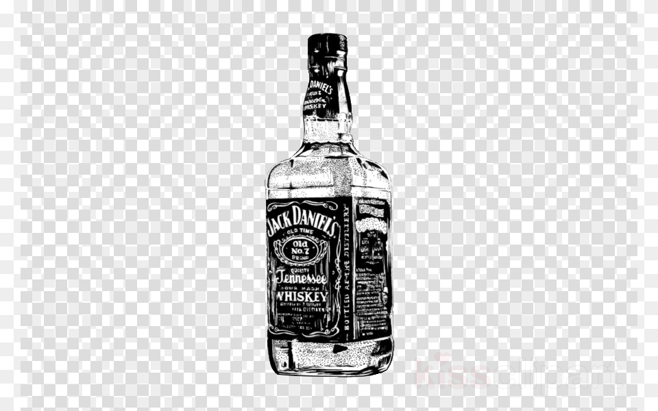 Transparent Jack Daniels Bottle, Alcohol, Beverage, Liquor Png Image