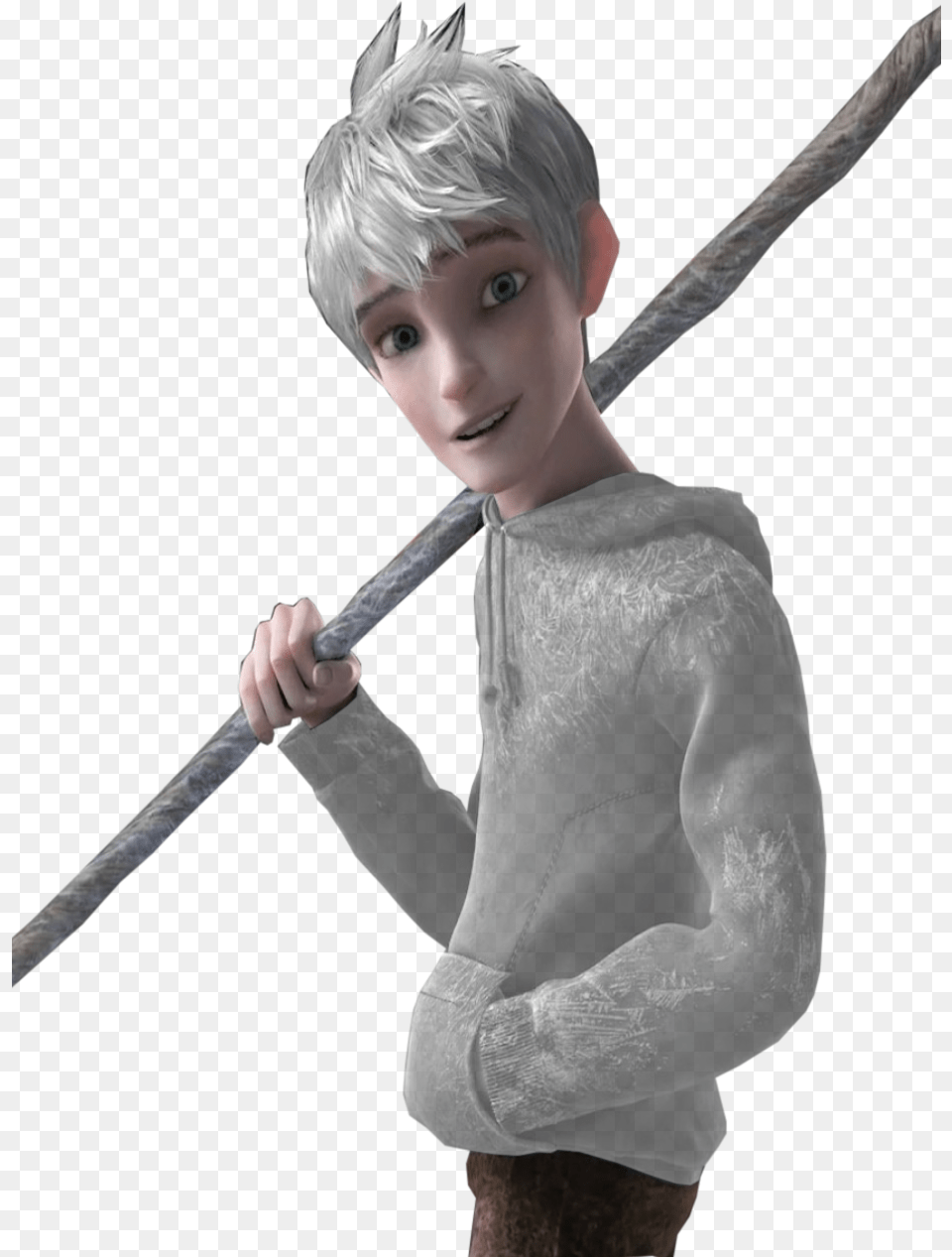Transparent Jack Frost Hoodie Changes Color With Your Rise Of The Guardians Jack, Head, Person, Photography, Face Free Png