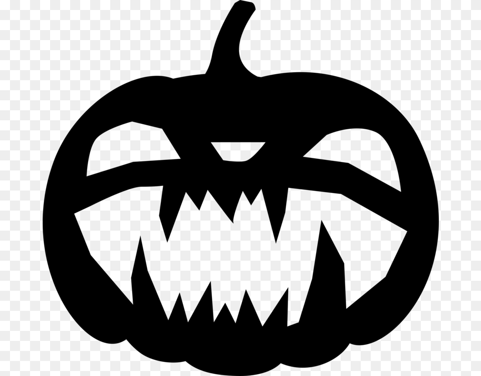 Jack O Lantern Clipart Black And White Jack O Lantern Clipart, Gray Free Transparent Png