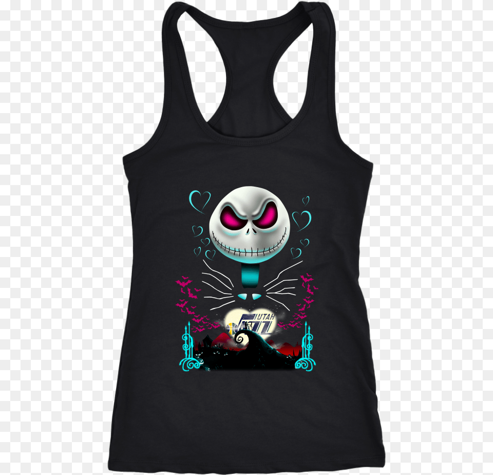 Transparent Jack Skellington Face Clipart Jungkook Cute, Clothing, Tank Top, Person Png