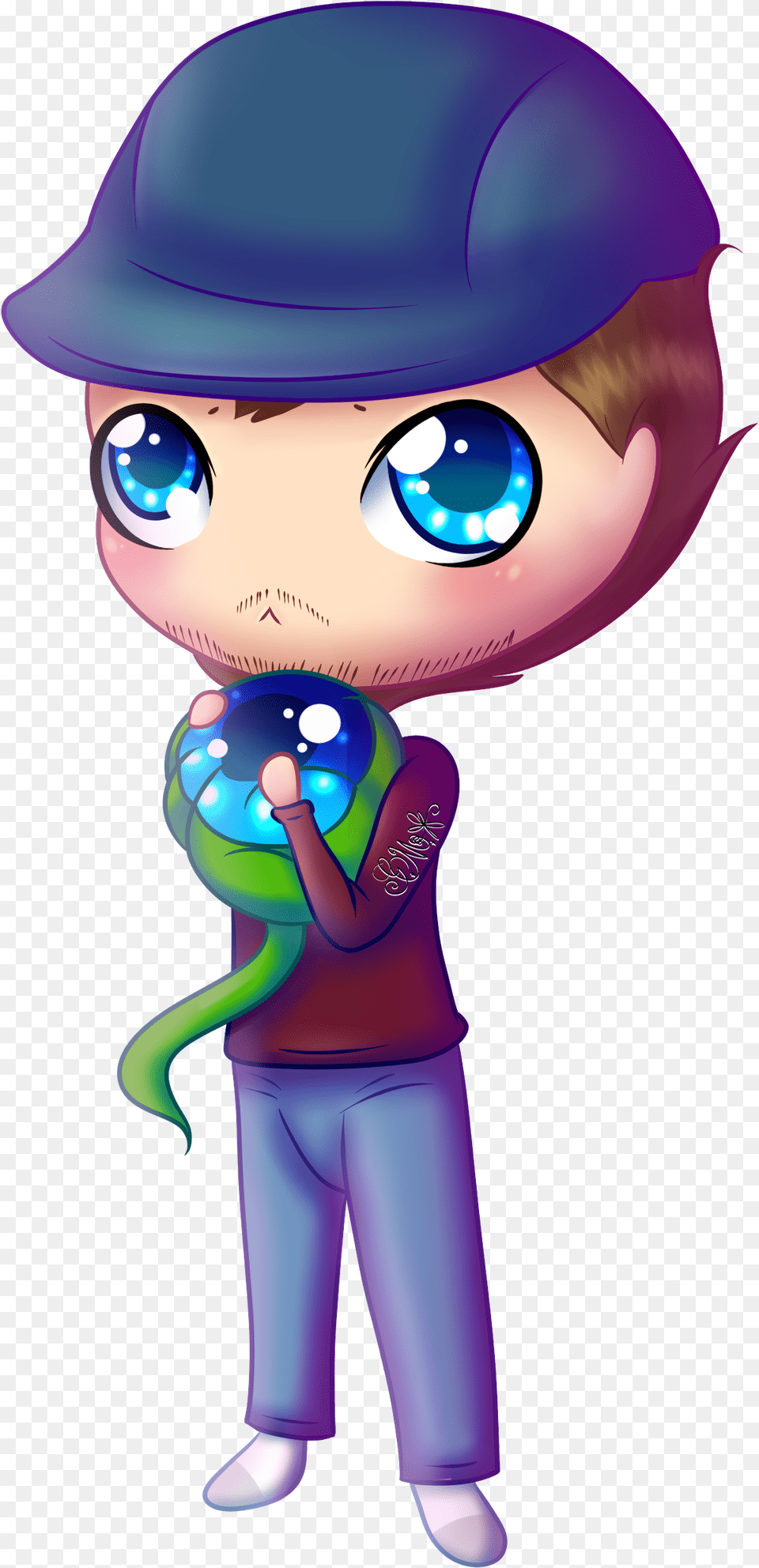 Transparent Jacksepticeye Logo Jacksepticeye Chibi, Purple, Baby, Person Free Png