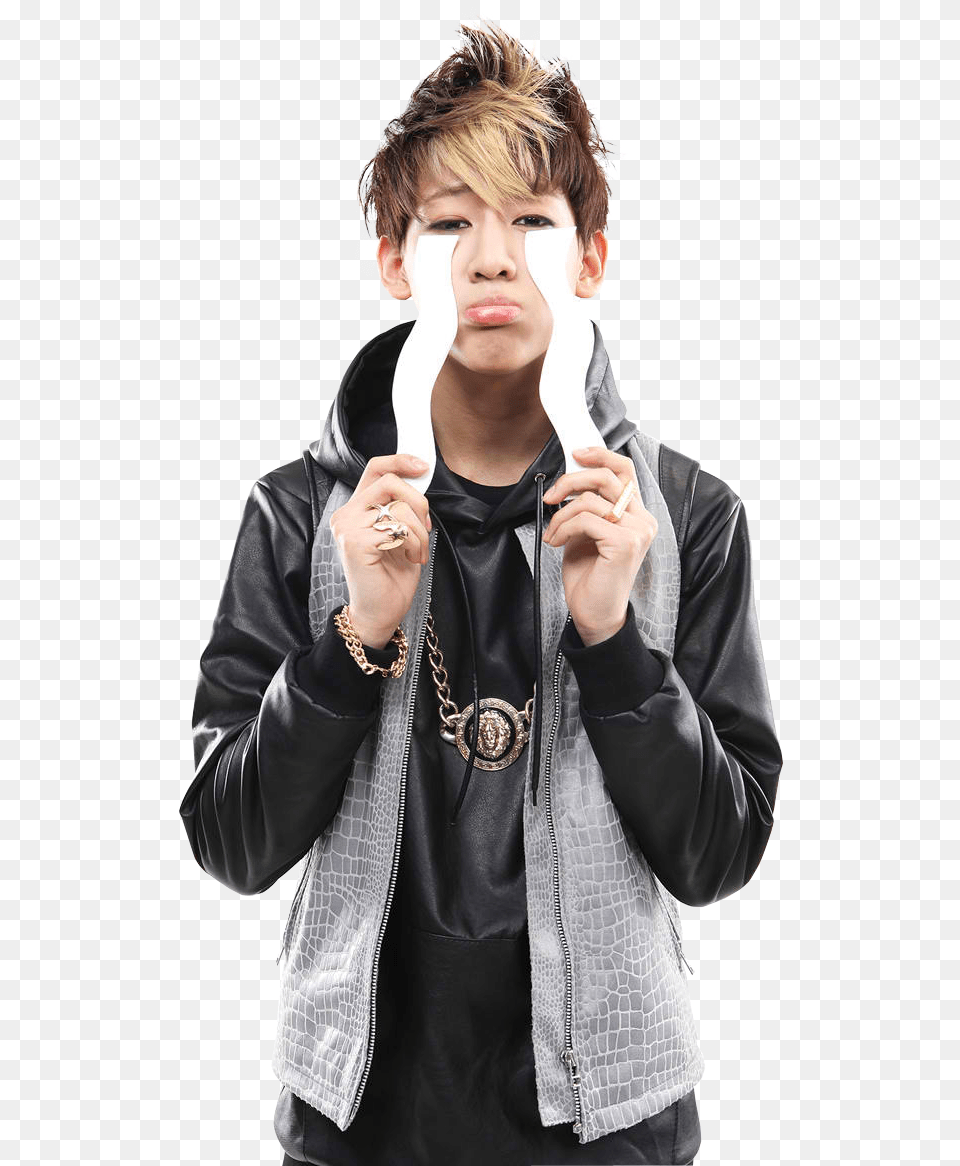 Transparent Jackson Wang Got7 Sad Bambam, Portrait, Photography, Person, Jacket Png Image