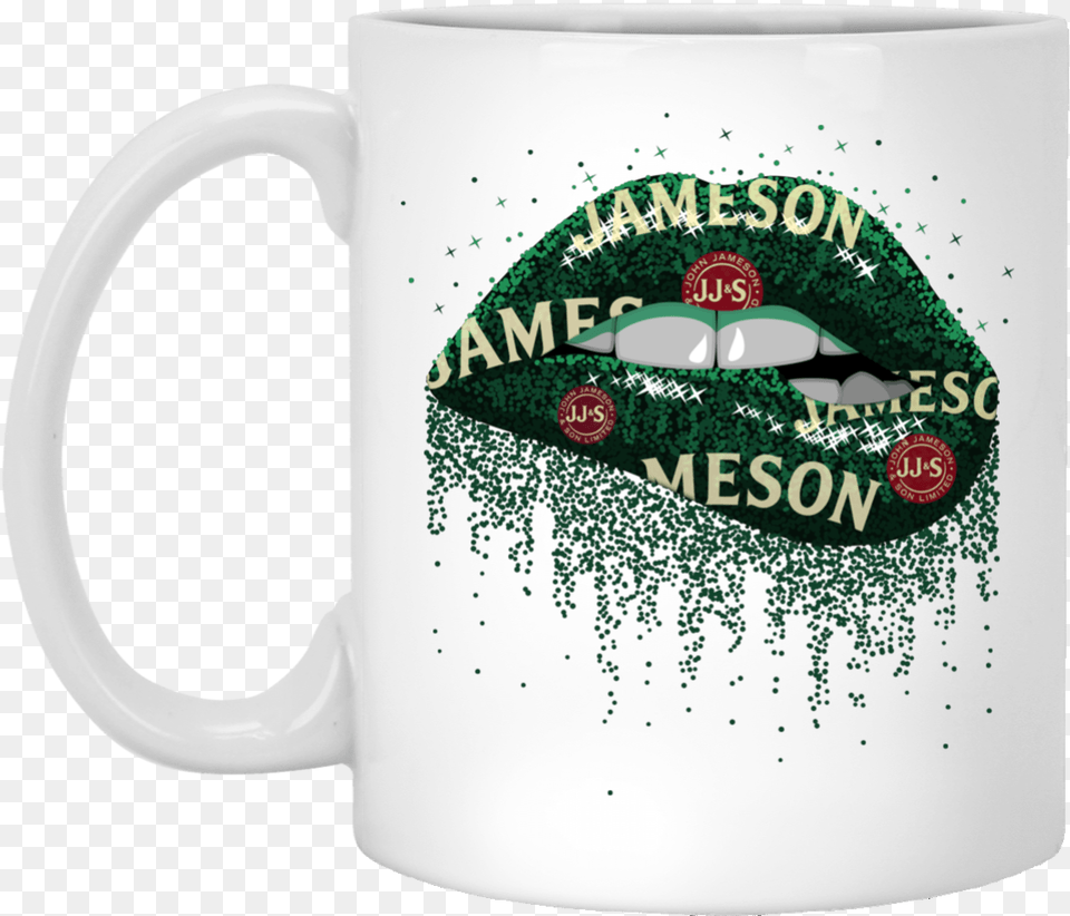 Jameson Houston Texans With Lips, Cup, Beverage, Coffee, Coffee Cup Free Transparent Png