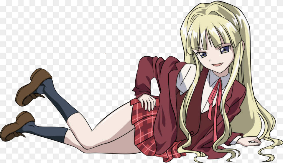 Transparent Japanese School Girl Negima Evangeline, Publication, Book, Comics, Adult Png Image