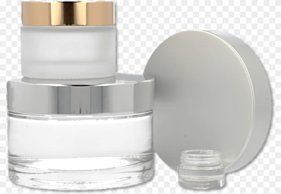 Transparent Jar Cream Perfume, Bottle, Cosmetics, Cake, Dessert Png Image