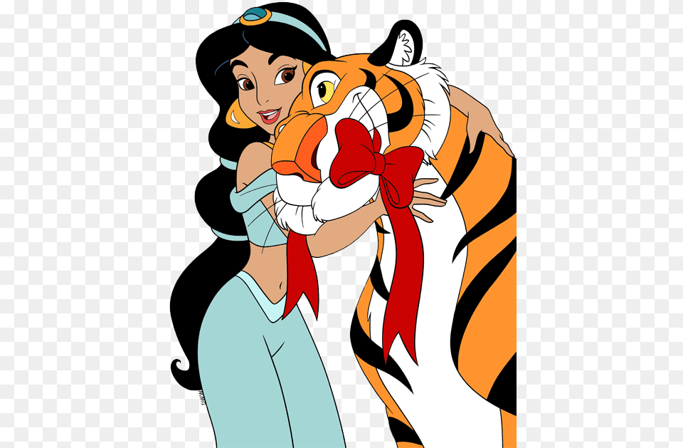 Jasmine Princess Jasmine With Tiger, Adult, Person, Head, Female Free Transparent Png