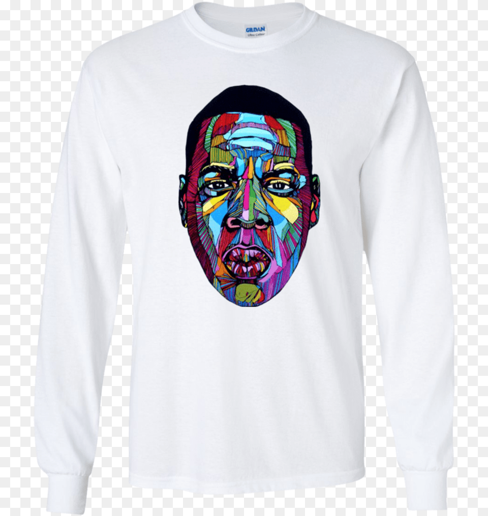 Transparent Jay Z Face Luke Dixon Colour, Clothing, Sleeve, T-shirt, Long Sleeve Png