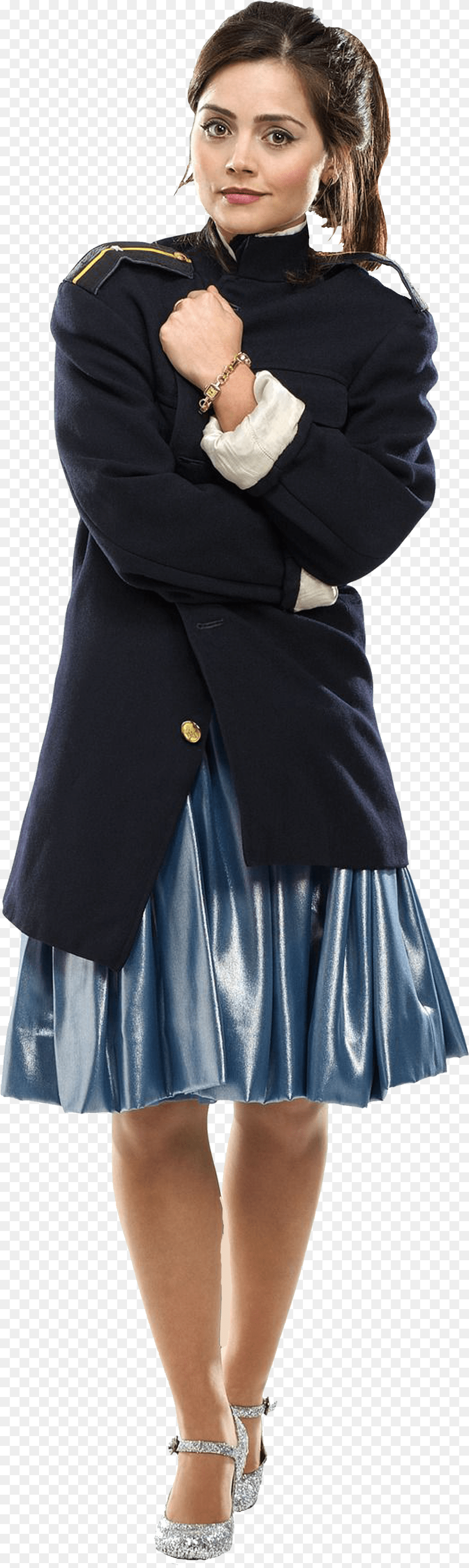 Transparent Jenna Coleman Doctor Who Cold War Clara, Sleeve, Clothing, Coat, Costume Free Png Download