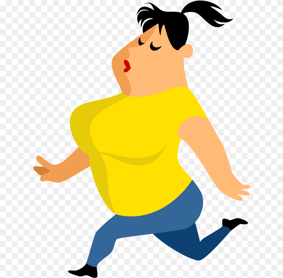 Transparent Jogging Clipart Jogging, Kneeling, Person, Adult, Female Png Image