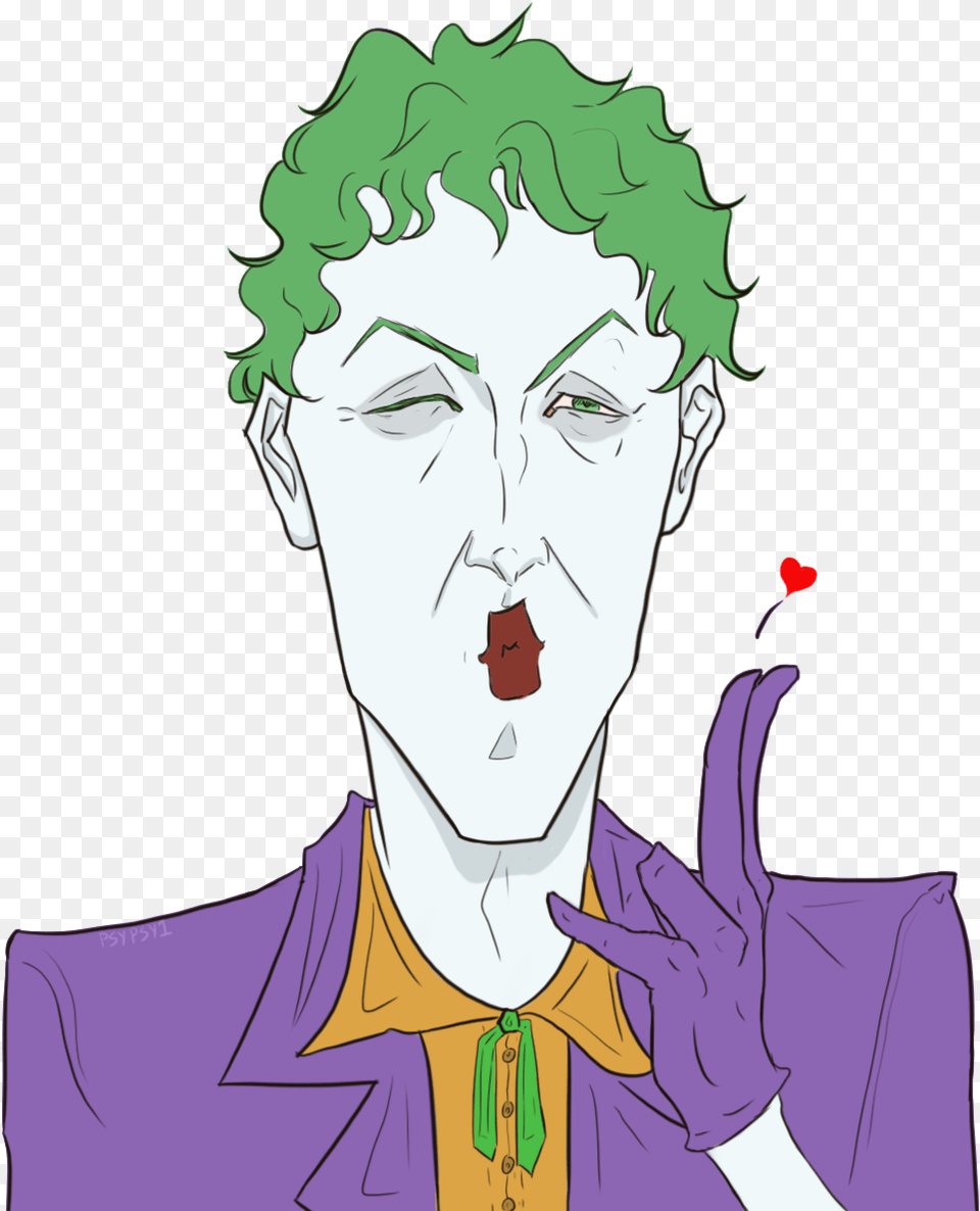 Transparent Joker Face Paint Illustration, Adult, Male, Man, Person Free Png Download