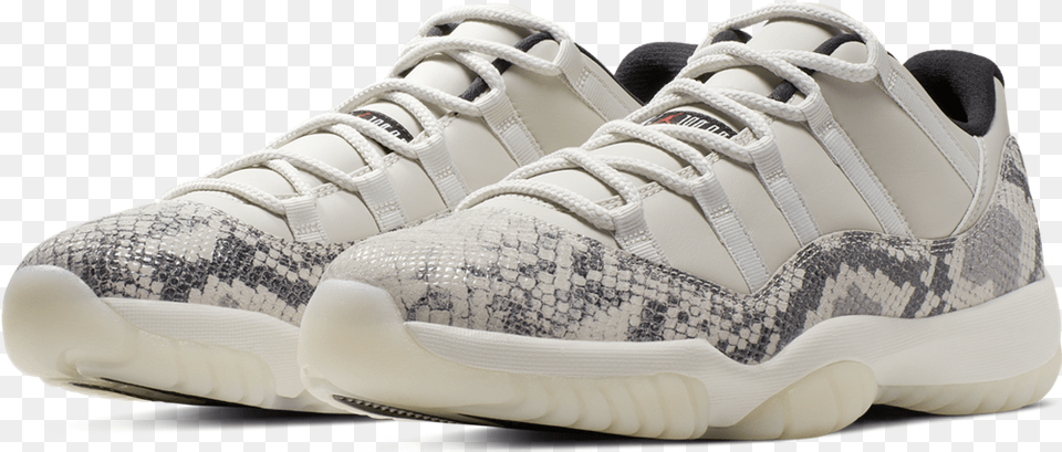 Transparent Jordan 11 Jordan 11 Low Snakeskin, Clothing, Footwear, Shoe, Sneaker Png