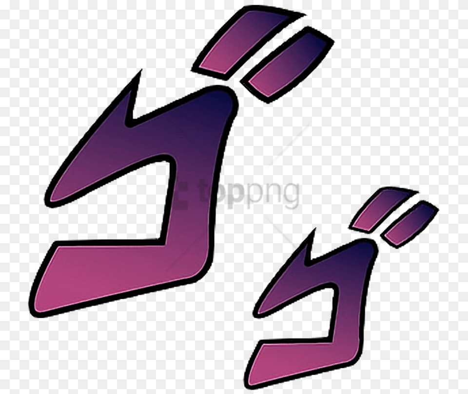 Joseph Joestar Jojo Menacing Background, Number, Symbol, Text Free Transparent Png