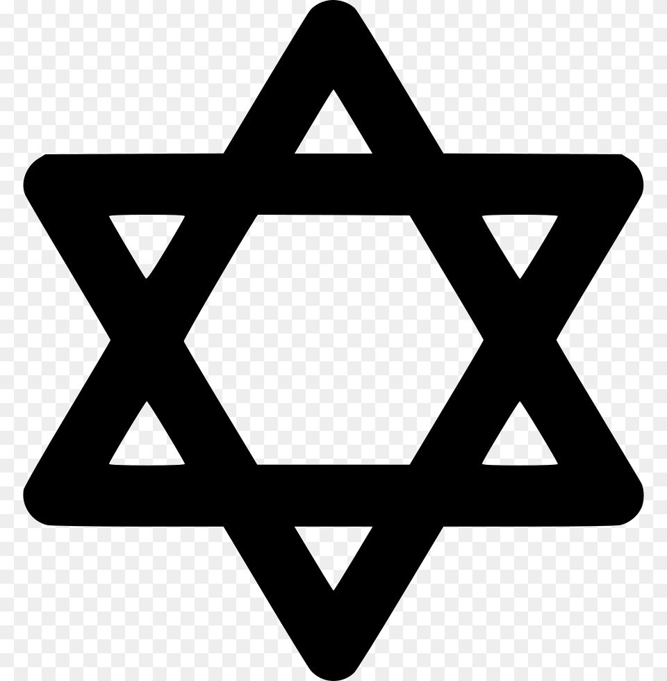 Transparent Judaism Symbol Star Of David, Star Symbol, Cross Png Image
