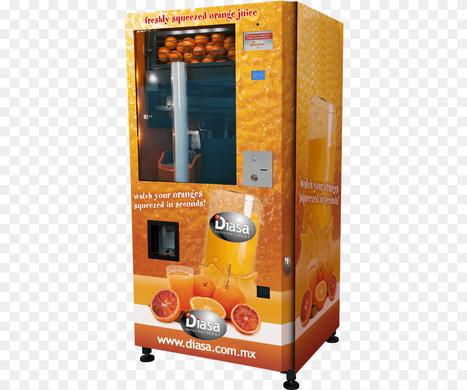 Transparent Jugos Orange Juice Vending Machines, Beverage, Machine, Food, Fruit Png Image